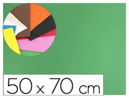 Goma EVA Liderpapel 50x70cm. 60g/m² espesor 1,5mm verde